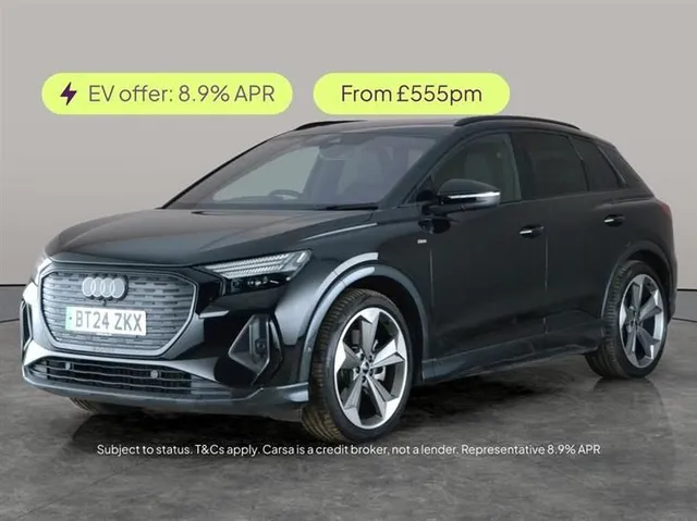 Audi e-tron Audi Q4 E-Tron 210kW 45 82kWh Black Edition 5dr Auto [Tech Pro] — миниатюра 1