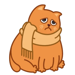 Bubo the scarf cat №6