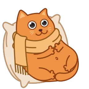 Bubo the scarf cat №7