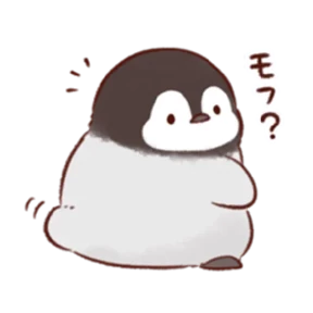 cute peng and chick №42