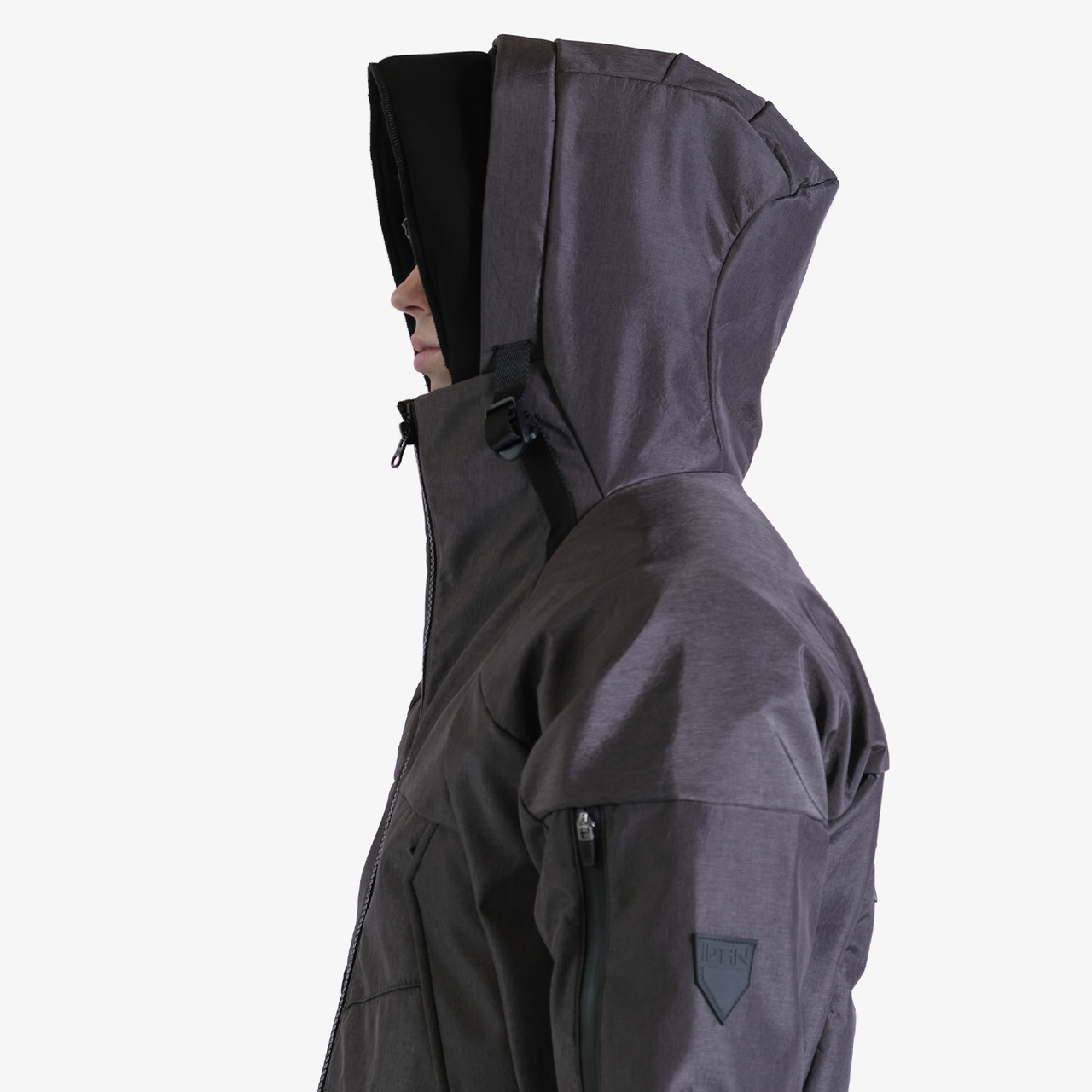 Плащ 1104 SoftShell серый меланж