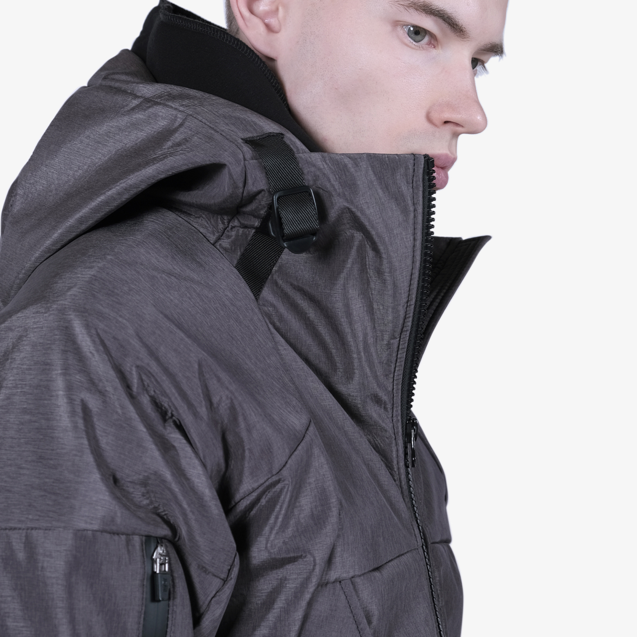 Плащ 1104 SoftShell серый меланж