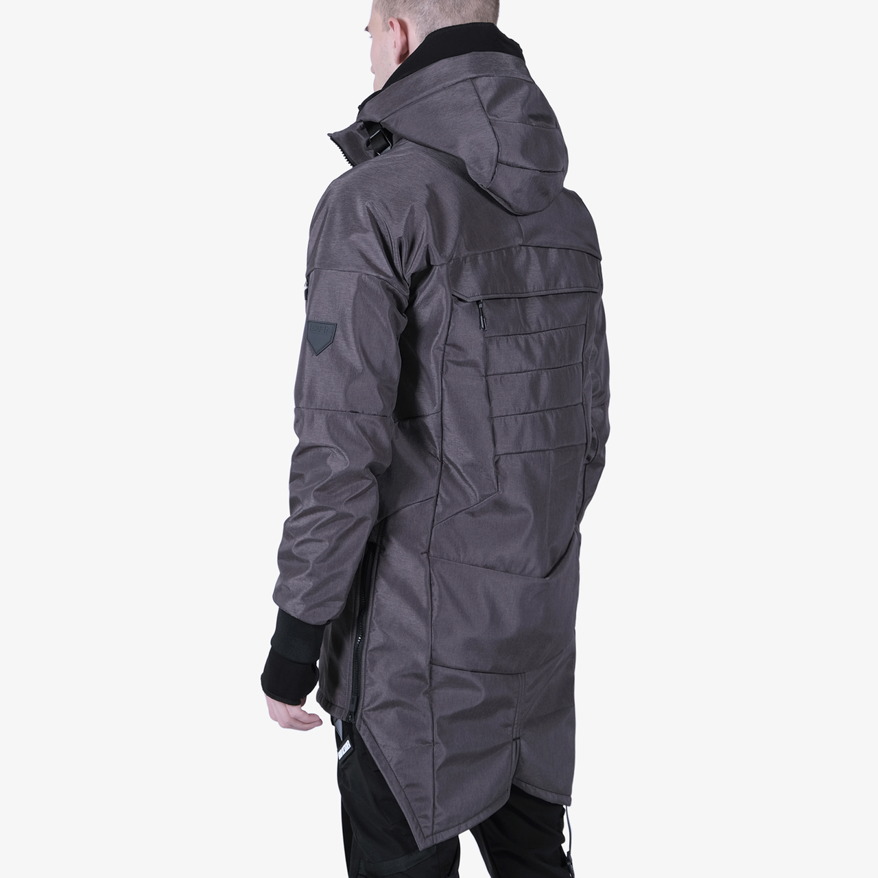 Плащ 1104 SoftShell серый меланж