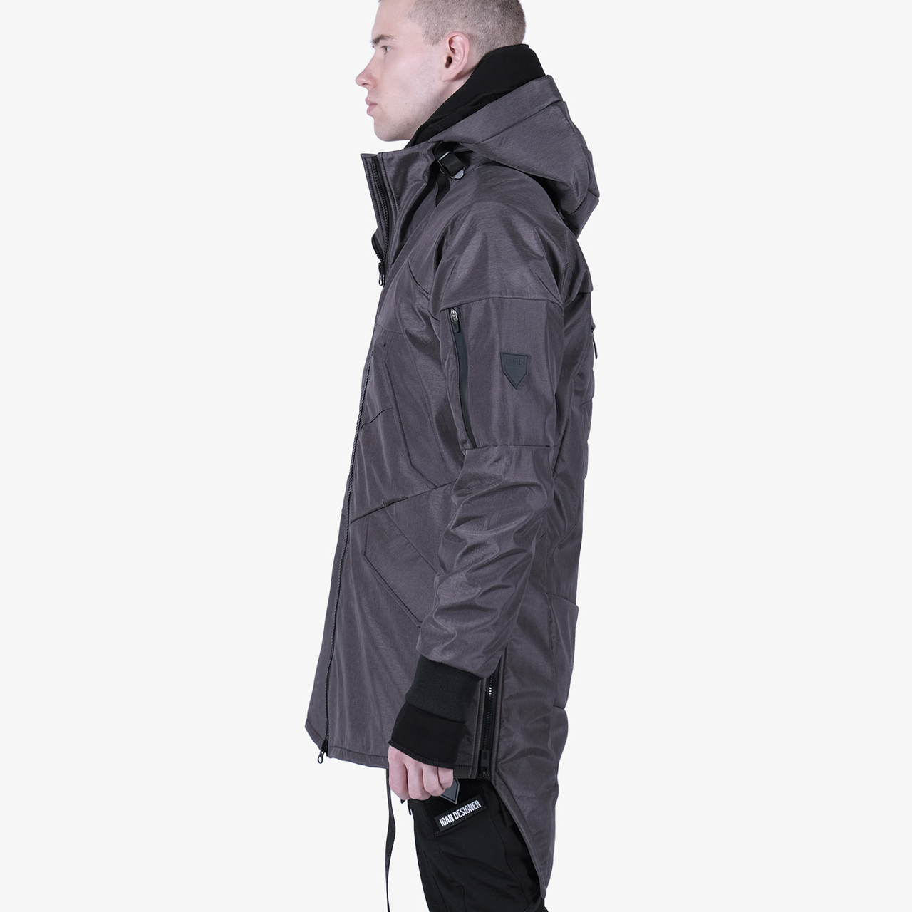 Плащ 1104 SoftShell серый меланж