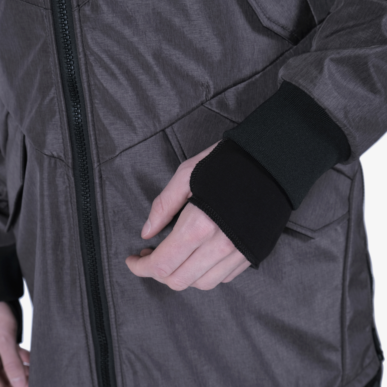 Плащ 1104 SoftShell серый меланж