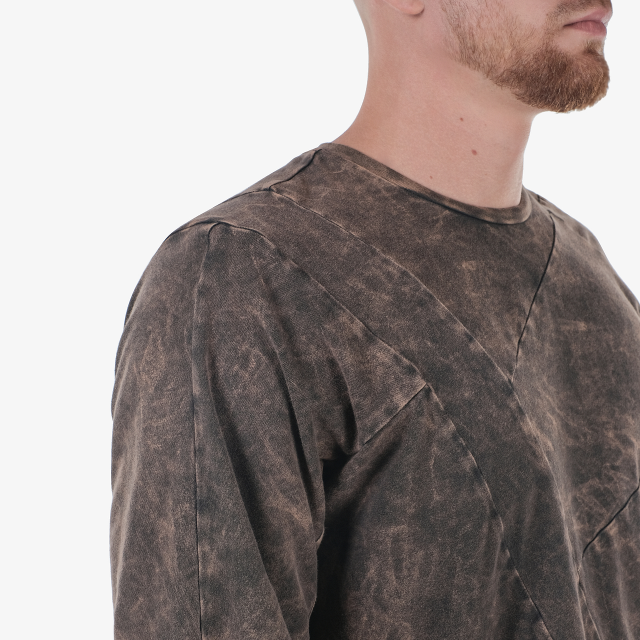 Футболка 0122 хаки полимер oversize