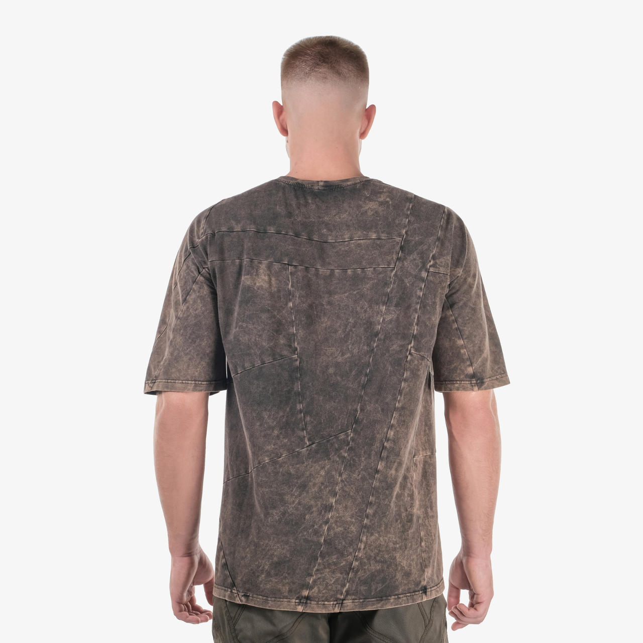 Футболка 0122 хаки полимер oversize