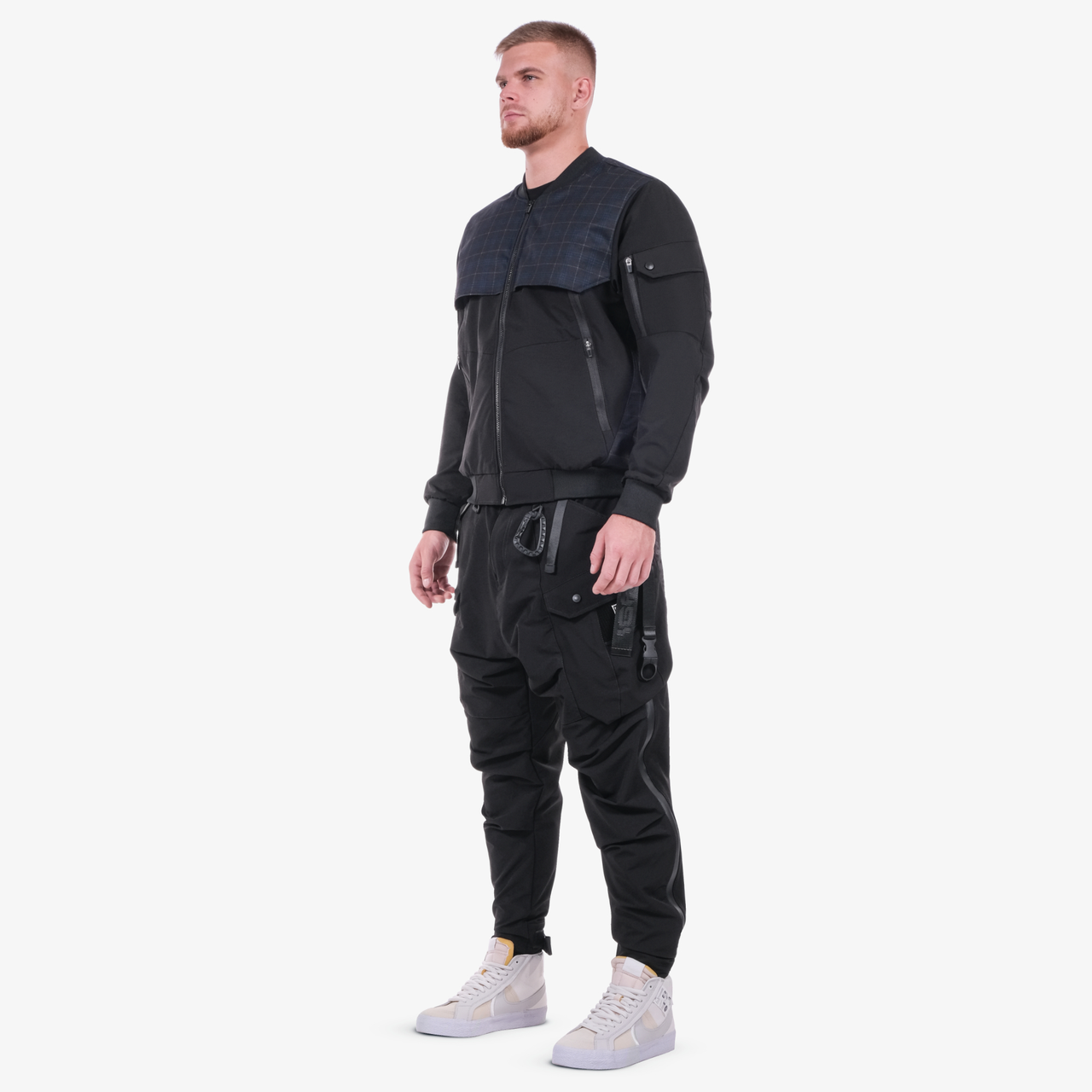 Бомбер 2501 черный