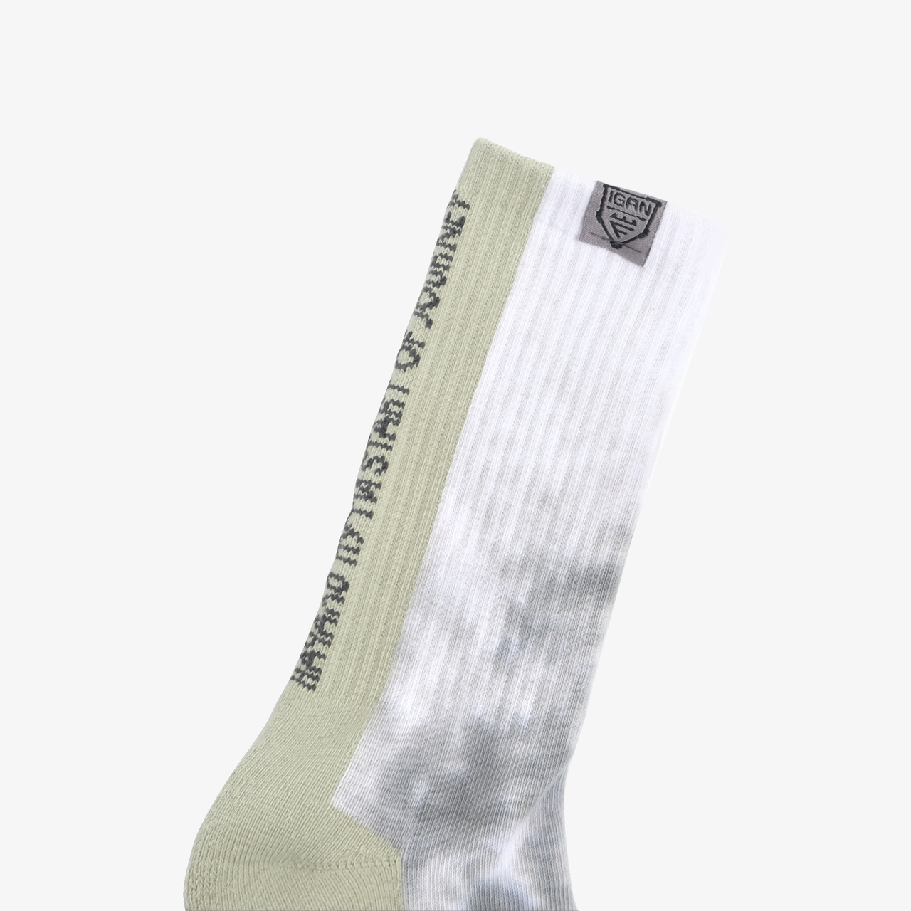 Носки 2601 IGAN × FANATIC EFFECT olive valley crew sock S/M