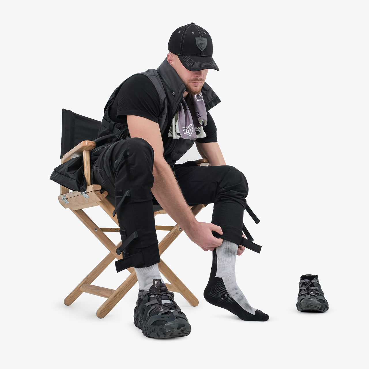 Носки 2601 IGAN × FANATIC EFFECT breaking the dawn crew sock S/M