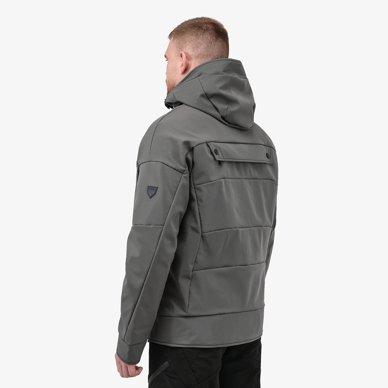 Куртка 0418 SoftShell серый