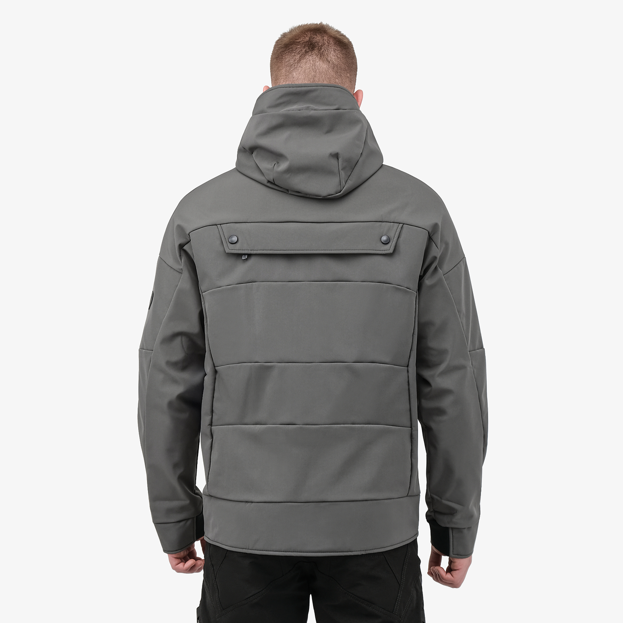 Куртка 0418 SoftShell серый