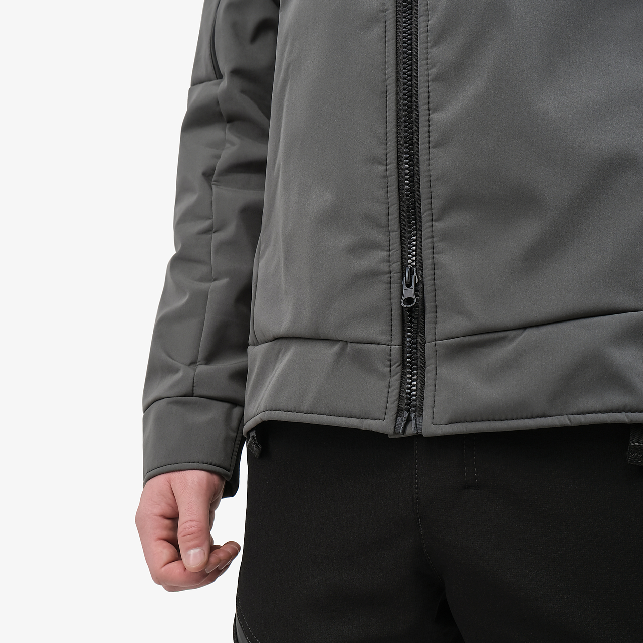 Куртка 0418 SoftShell серый