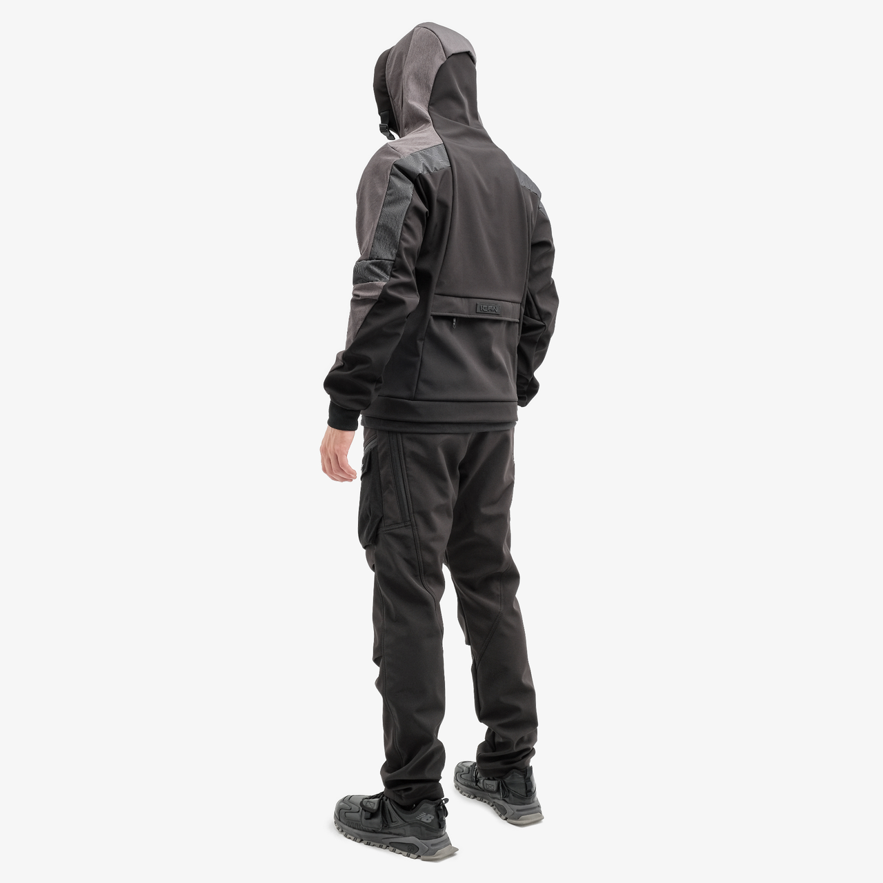 Куртка 0423-1 серый/черный SoftShell®