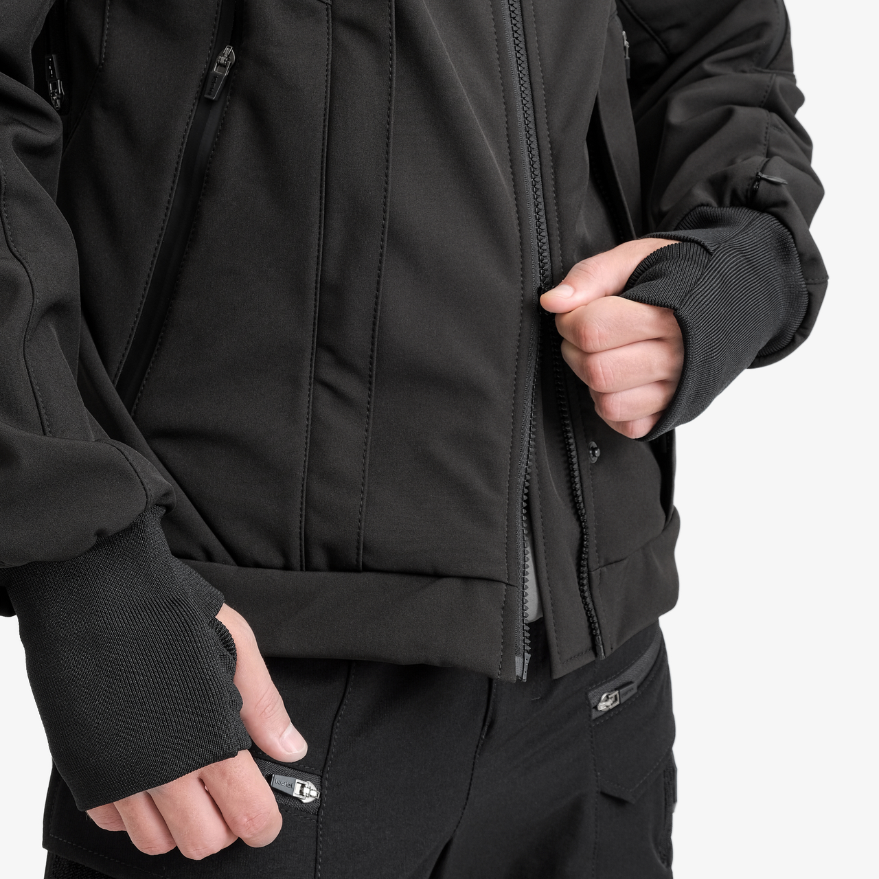 Куртка 0422 черный SoftShell®