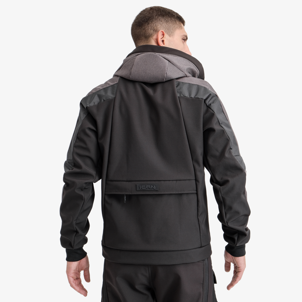 Куртка 0423-1 серый/черный SoftShell®