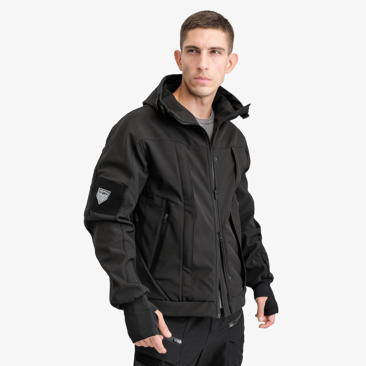 Куртка 0422 черный SoftShell®