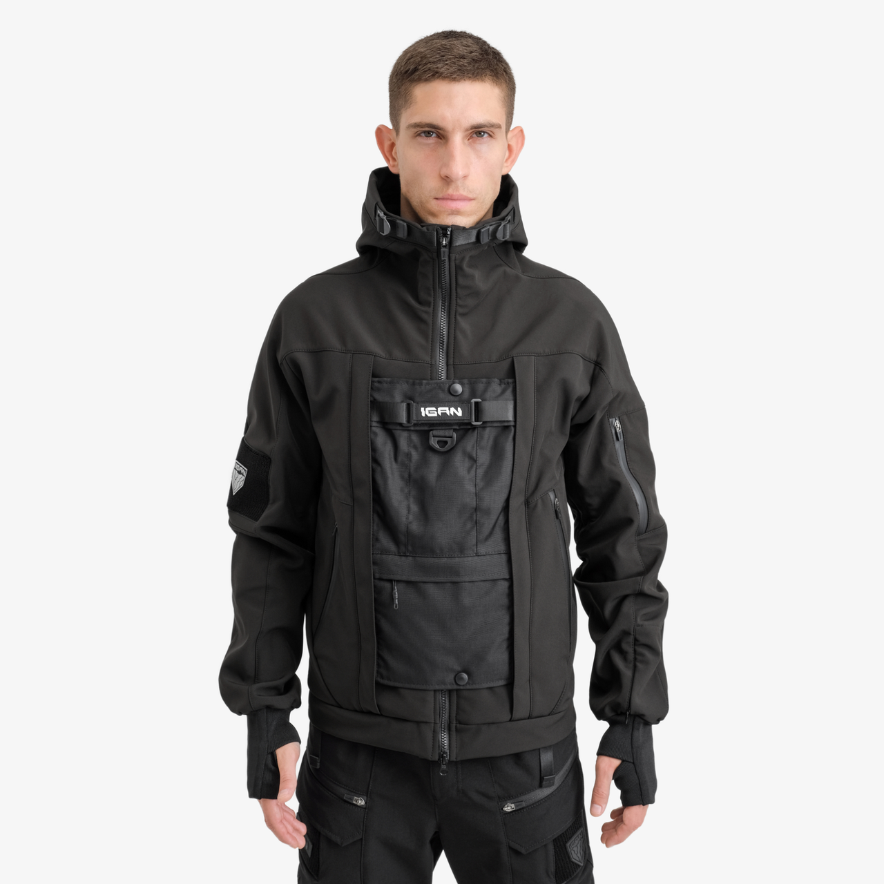Куртка 0422 черный SoftShell®
