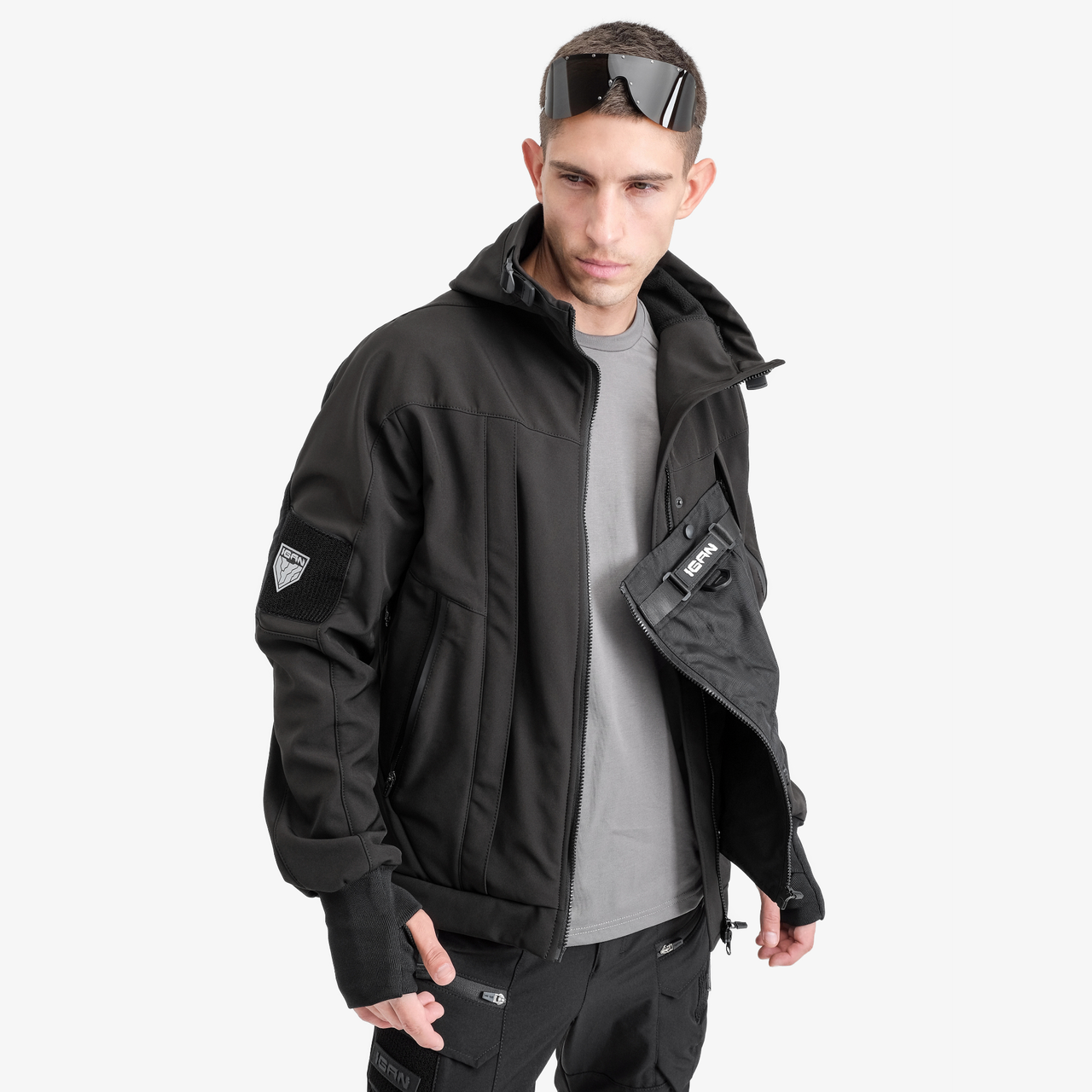 Куртка 0422 черный SoftShell®