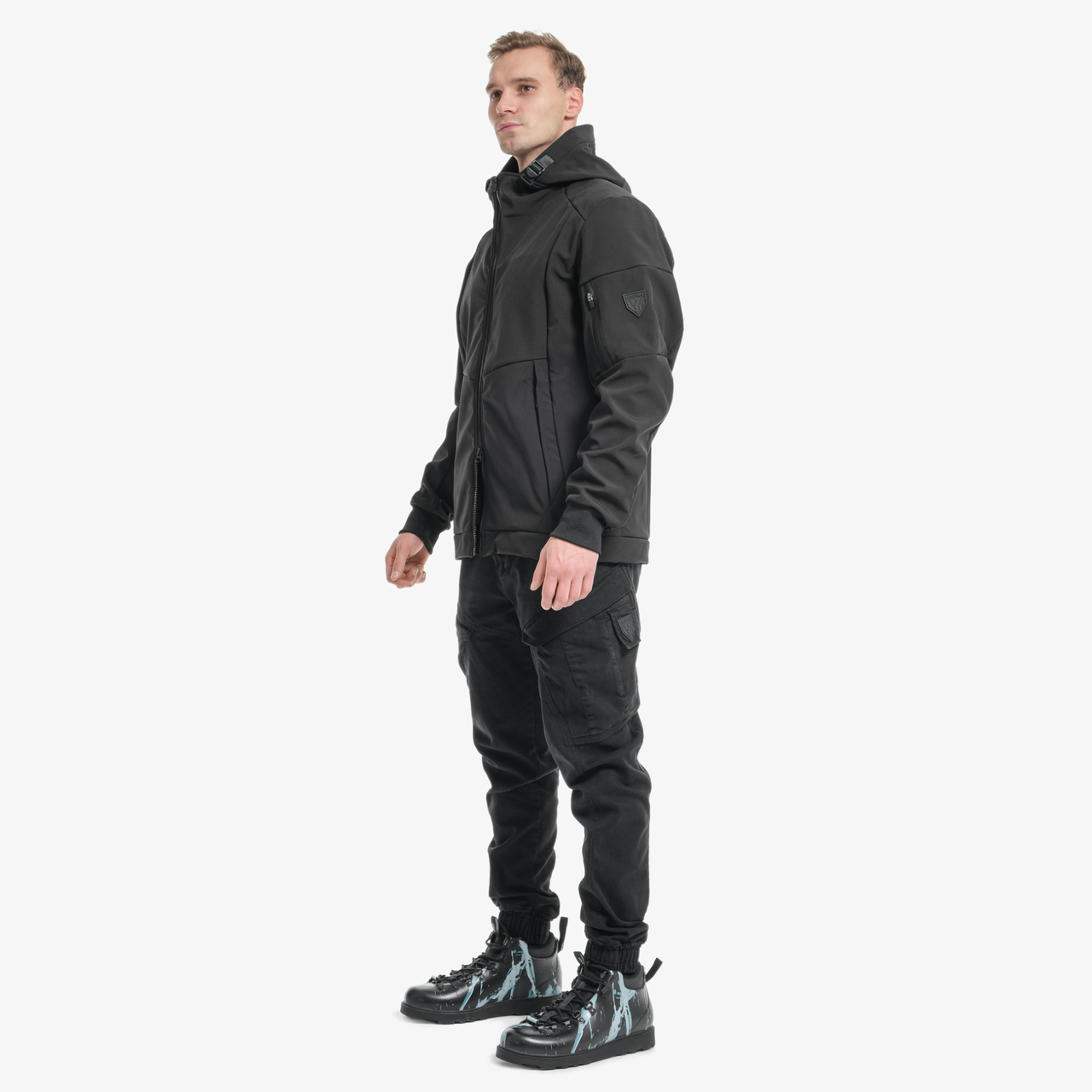 Джоггеры 09071 черный