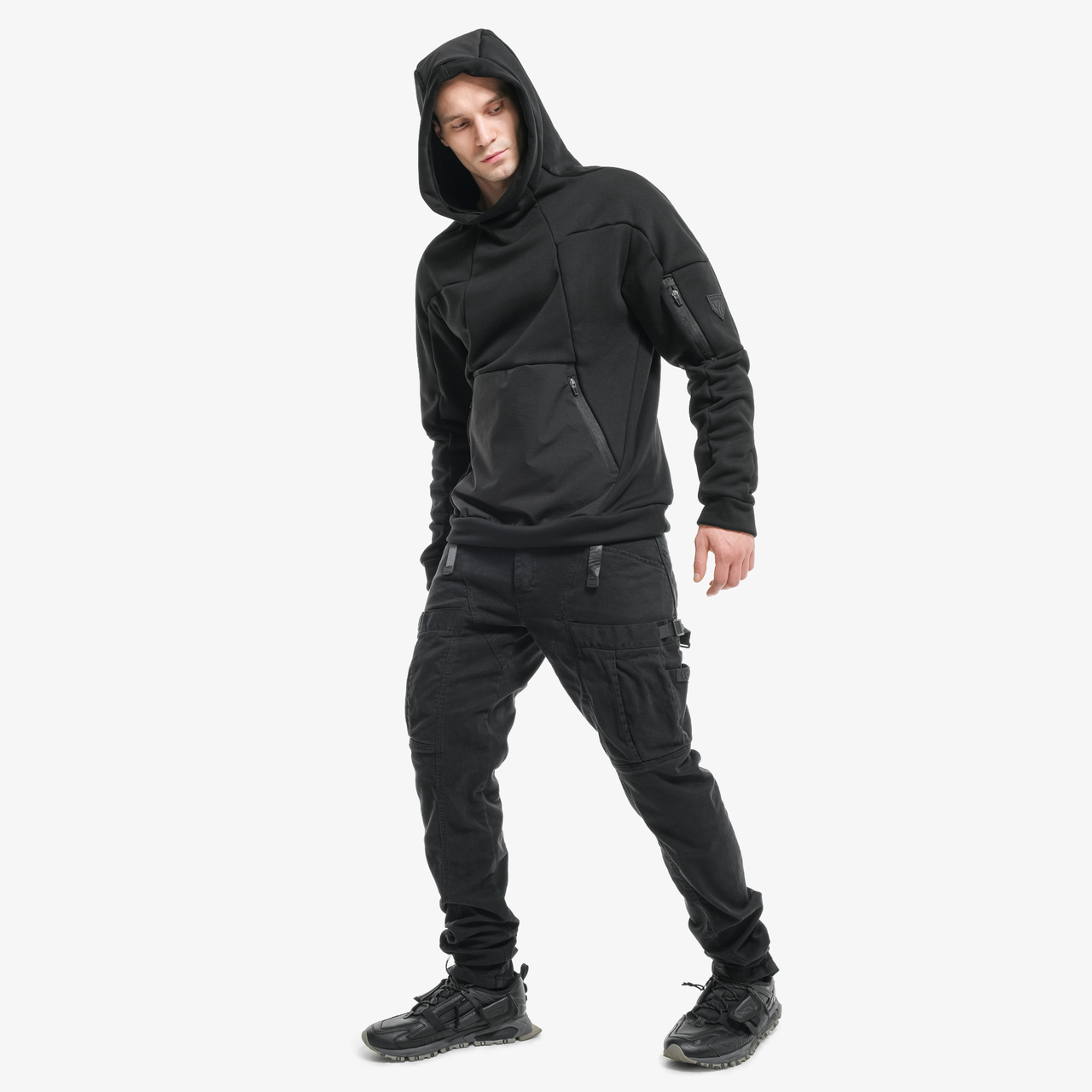 Брюки 09062 черный