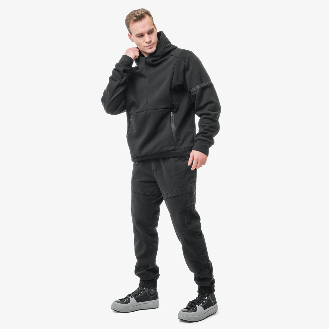 Джоггеры 09063 черный