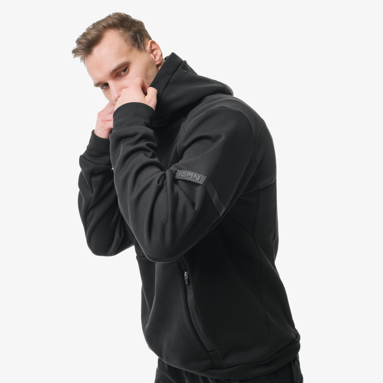 Худи 0317-1 черный