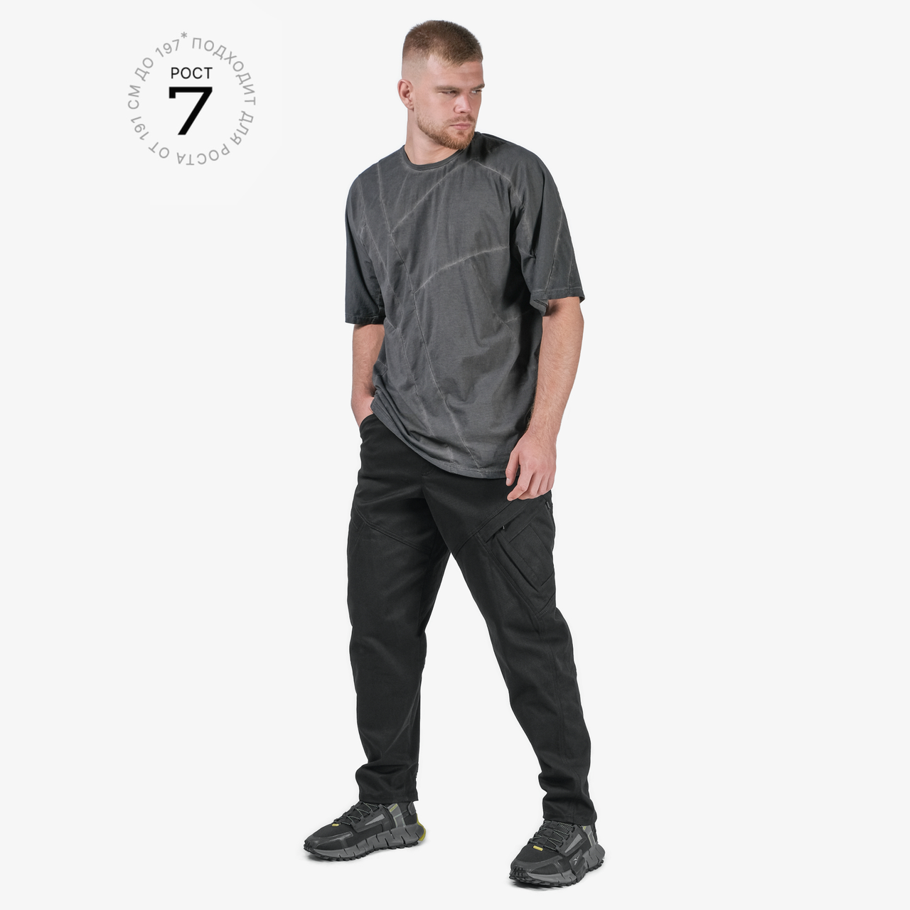 Брюки 09077-2/7 чёрный