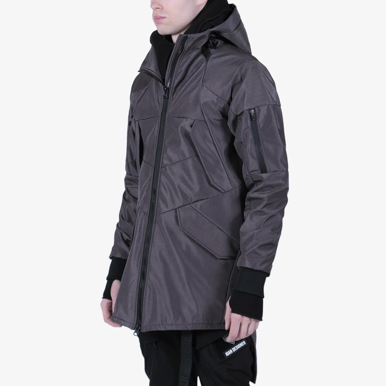 Плащ 1104 SoftShell серый меланж