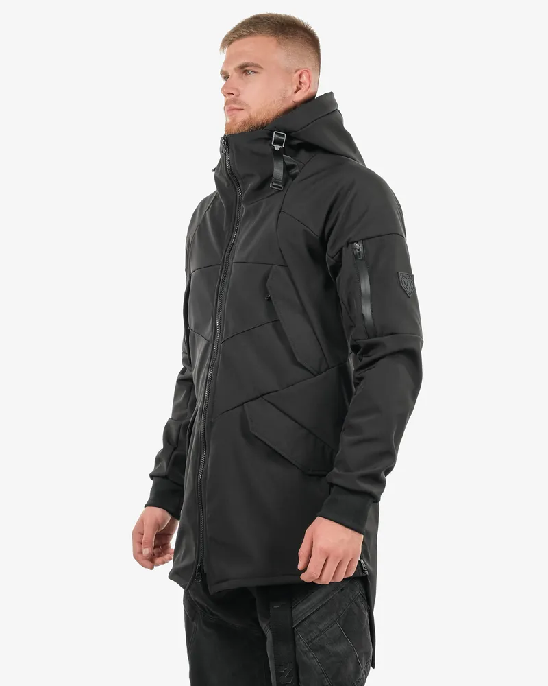 Плащ 1104 черный SoftShell®