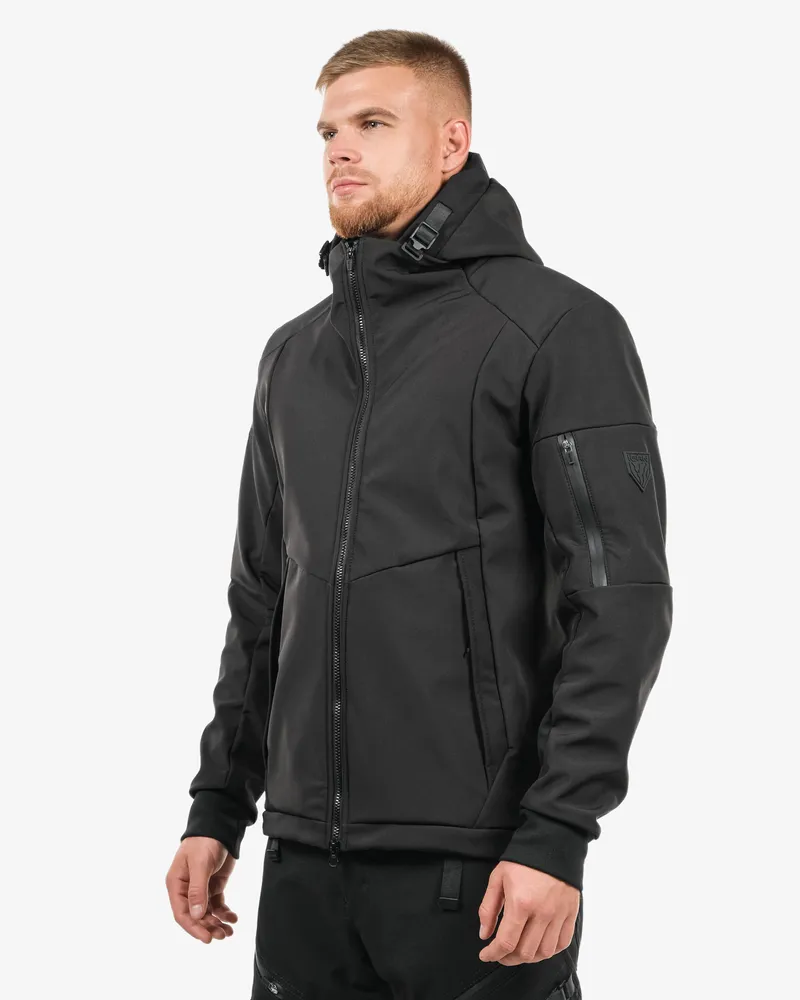 Куртка мужская 0410 черный SoftShell®