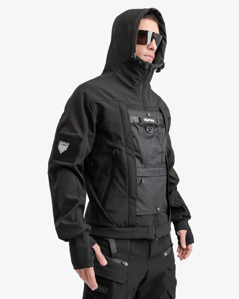 Куртка 0422 черный SoftShell®