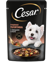 Влажный корм CESAR<sup>&reg;</sup> нежная тушеная телятина с овощами