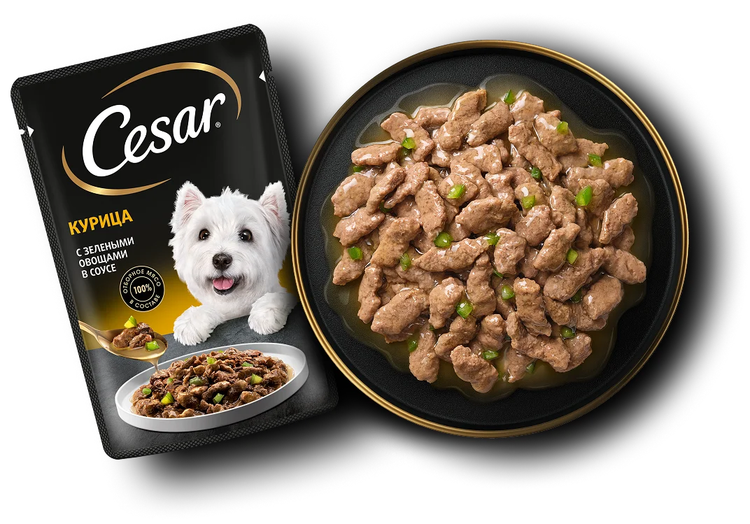 Курица с зелеными овощами в&nbsp;соусе