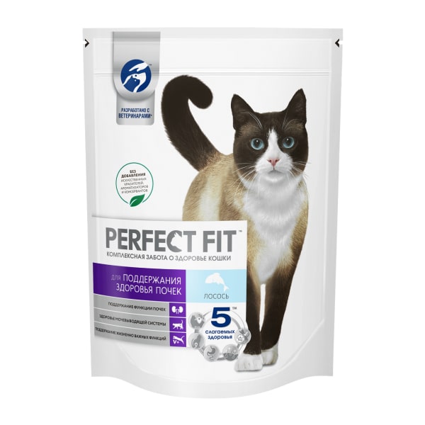 Профессиональный сухой рацион PERFECT FIT™ для поддержания здоровья почек с лососем