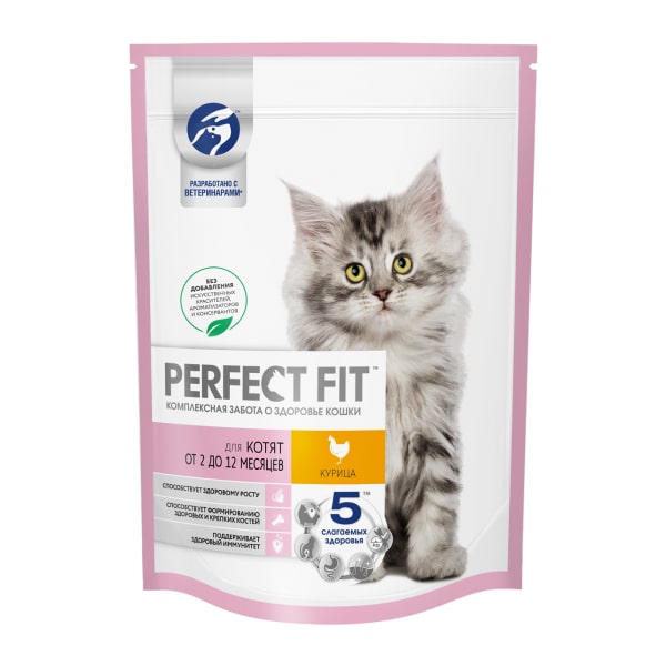 Профессиональный сухой рацион PERFECT FIT™ для котят с курицей