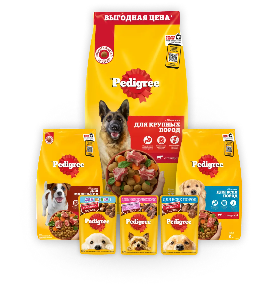 Мясо в корме PEDIGREE®