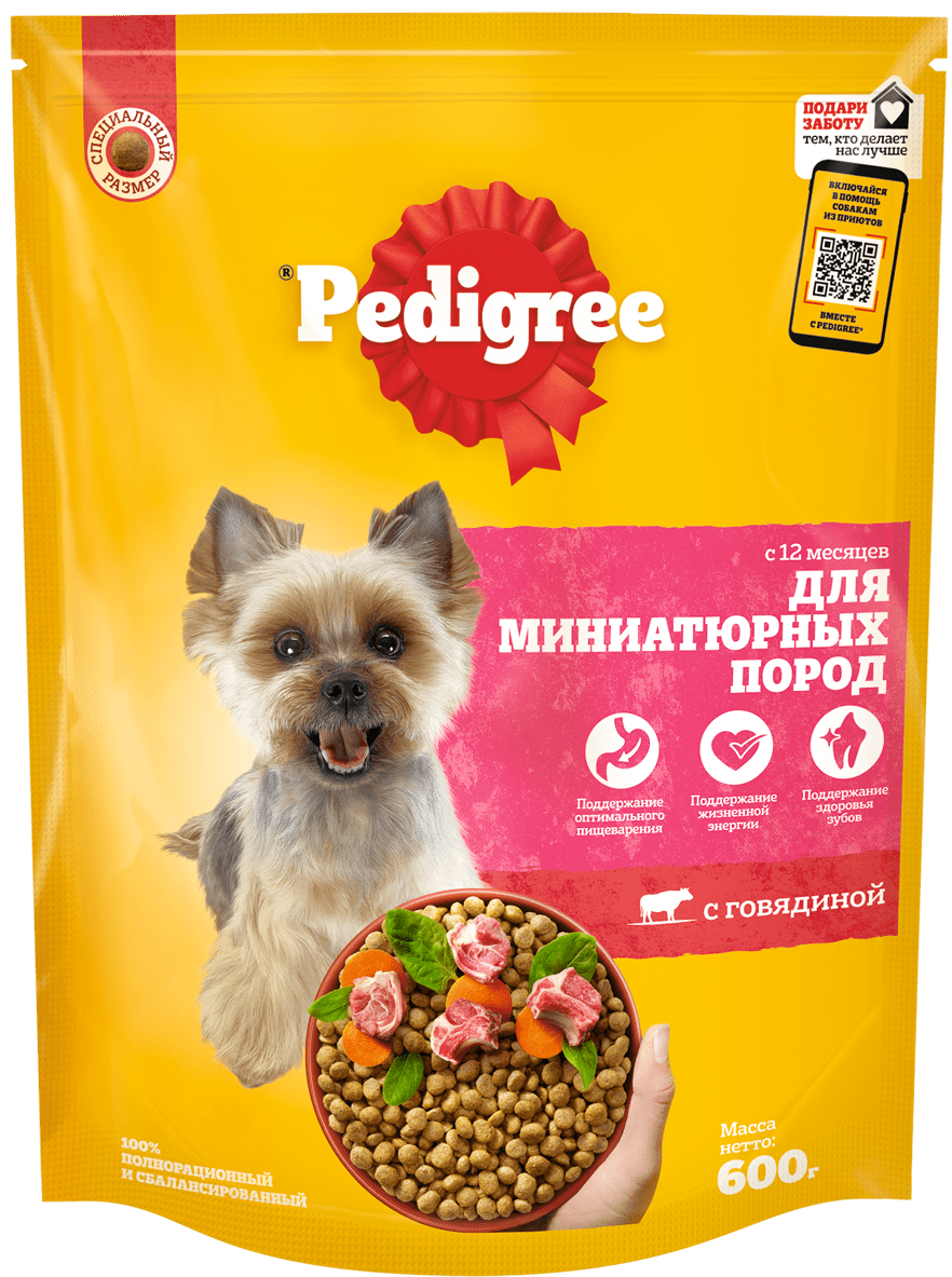 PEDIGREE® для взрослых собак миниатюрных пород