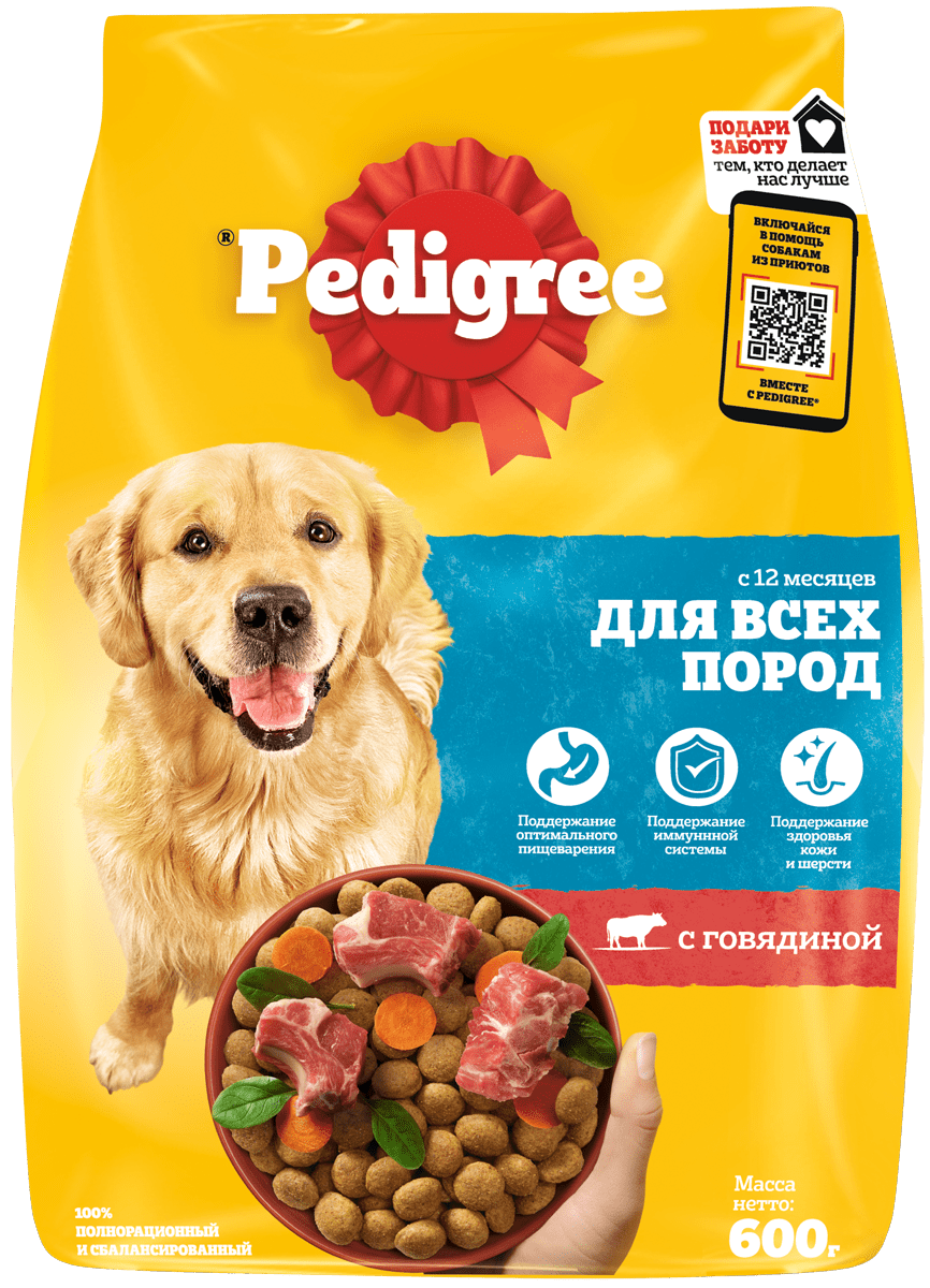 PEDIGREE® для взрослых собак всех пород