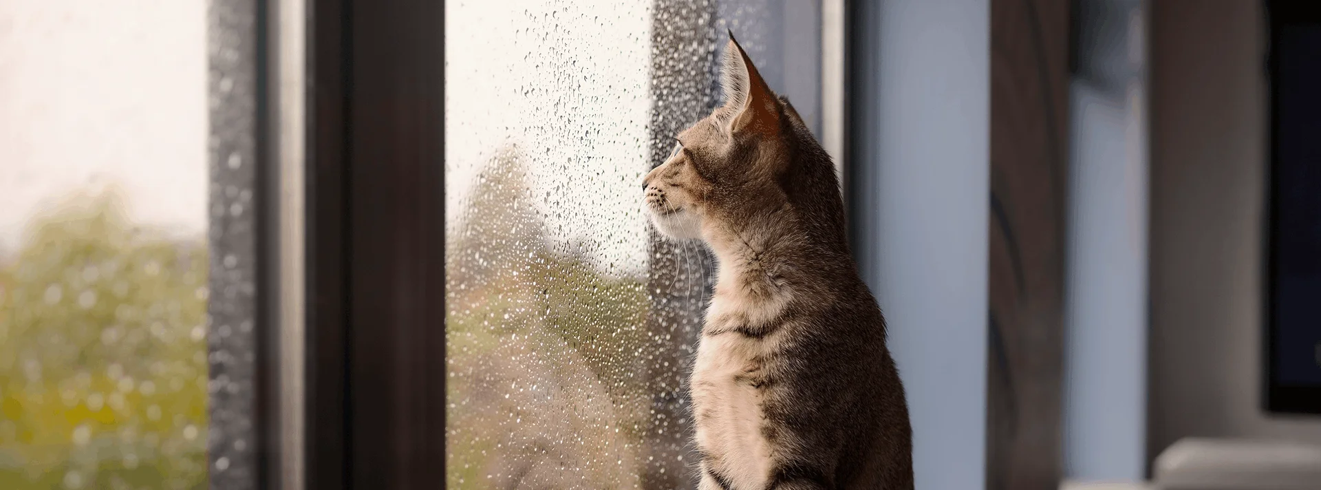 Кошка на окне 