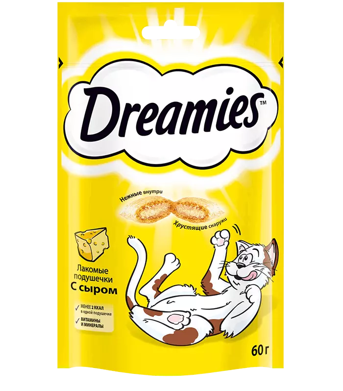   Лакомство Dreamies™ с сыром 60 г