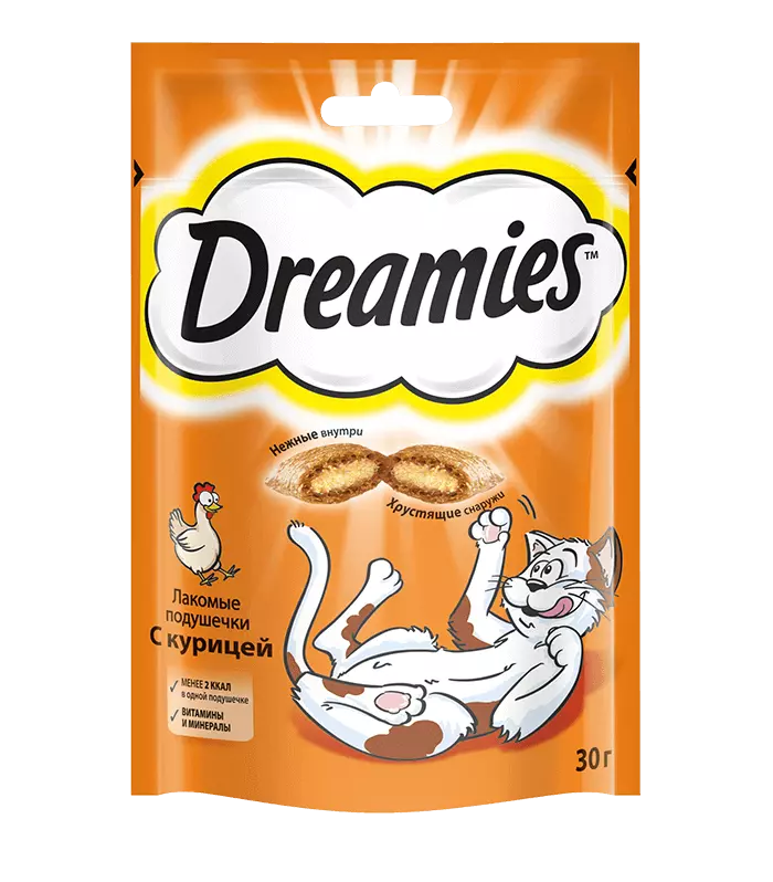 Лакомство Dreamies™ с курицей 30 г