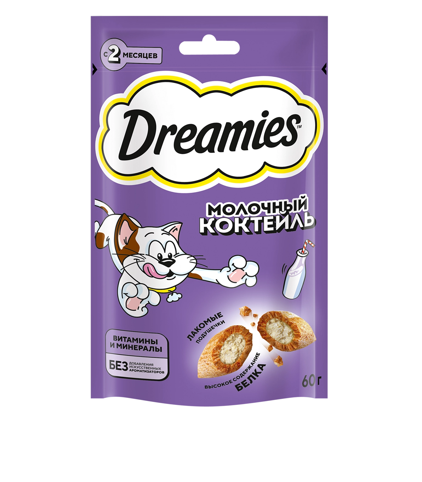 Лакомство Dreamies™ Молочный коктейль 60 г