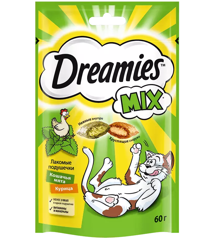 Dreamies™ кошачья мята и курица 