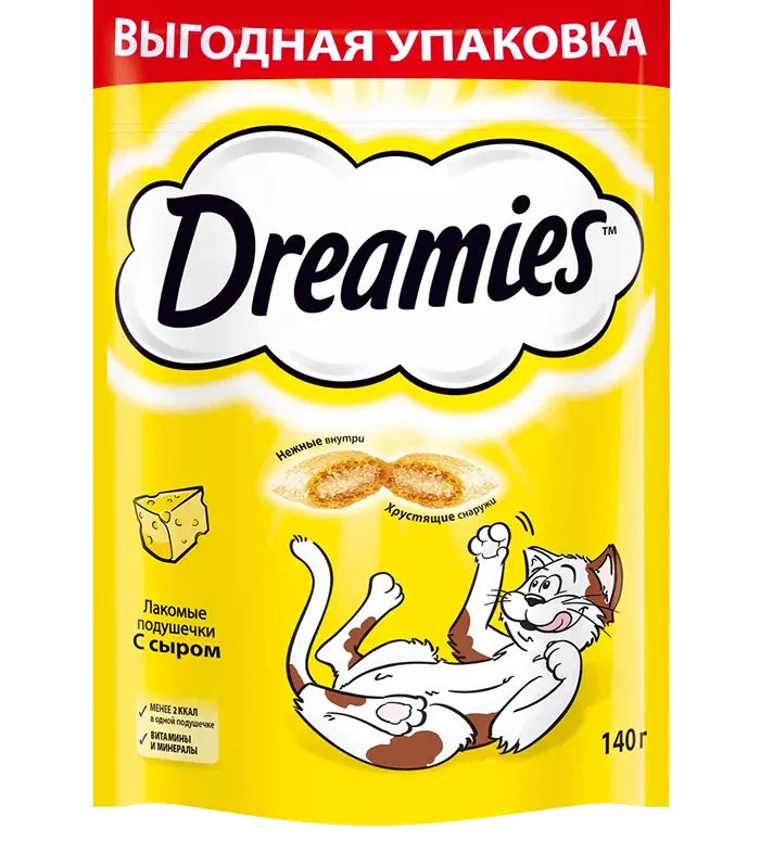 Лакомство Dreamies™ с сыром 140 г