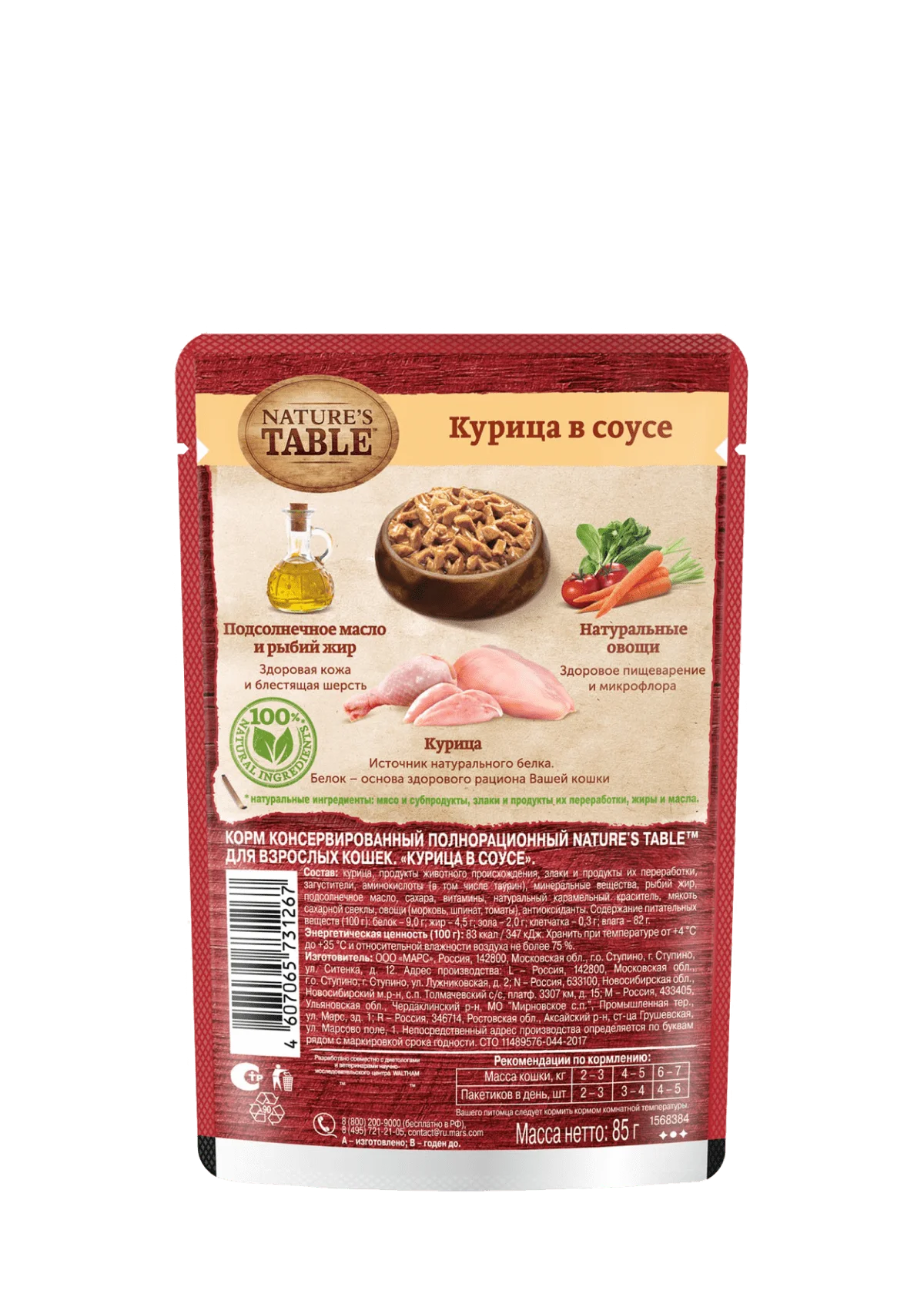 Пачка корма