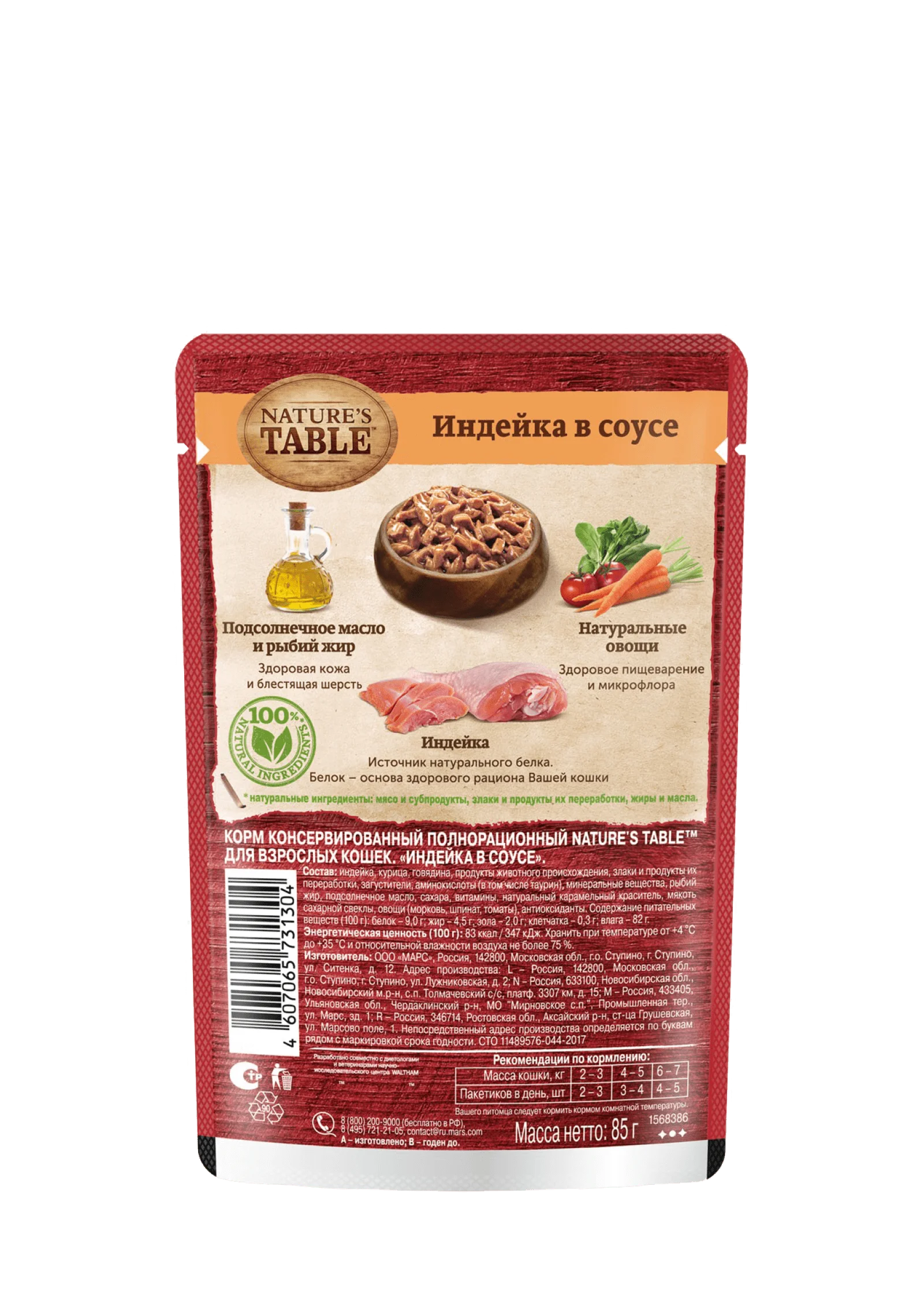 Пачка корма