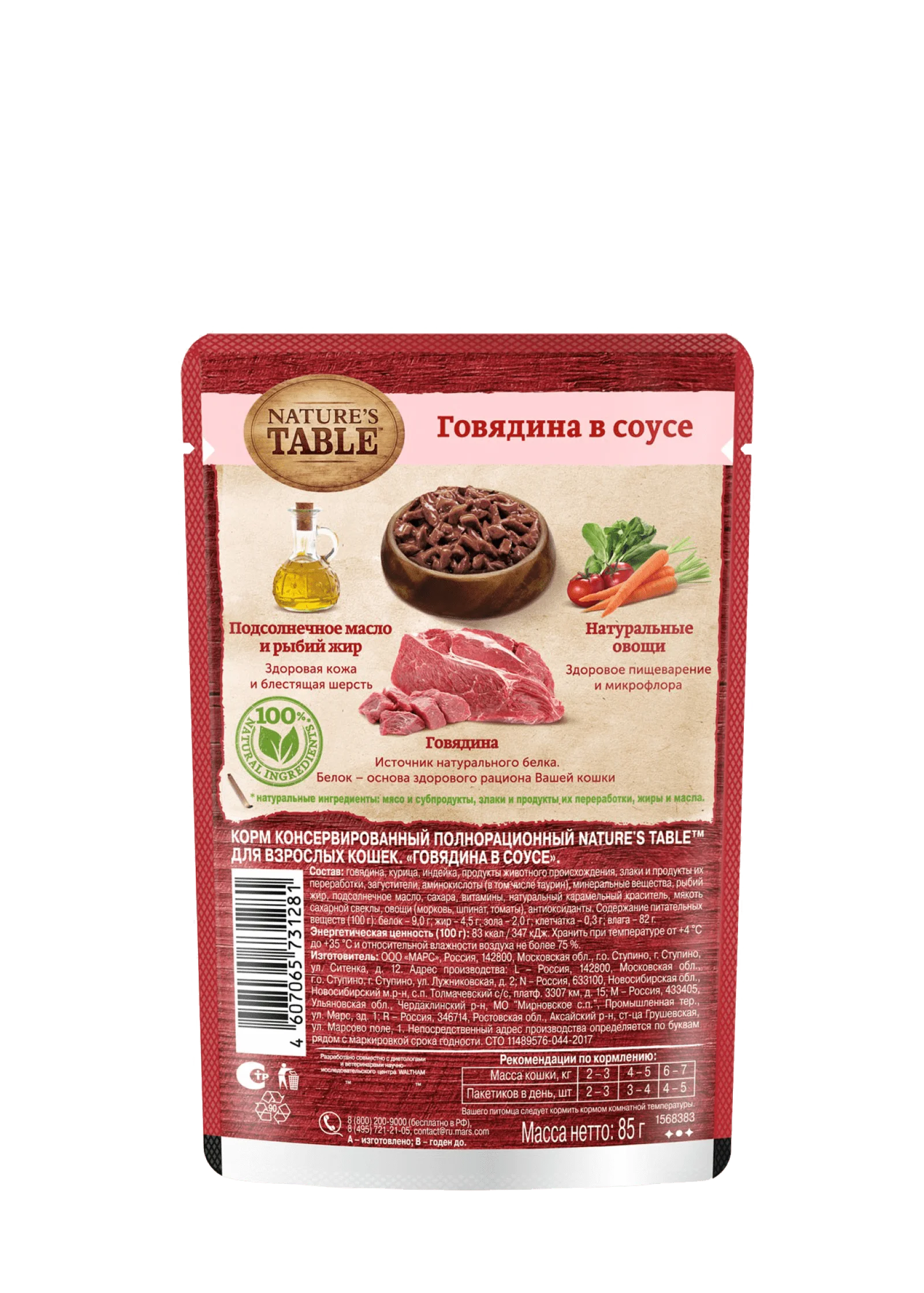 Пачка корма