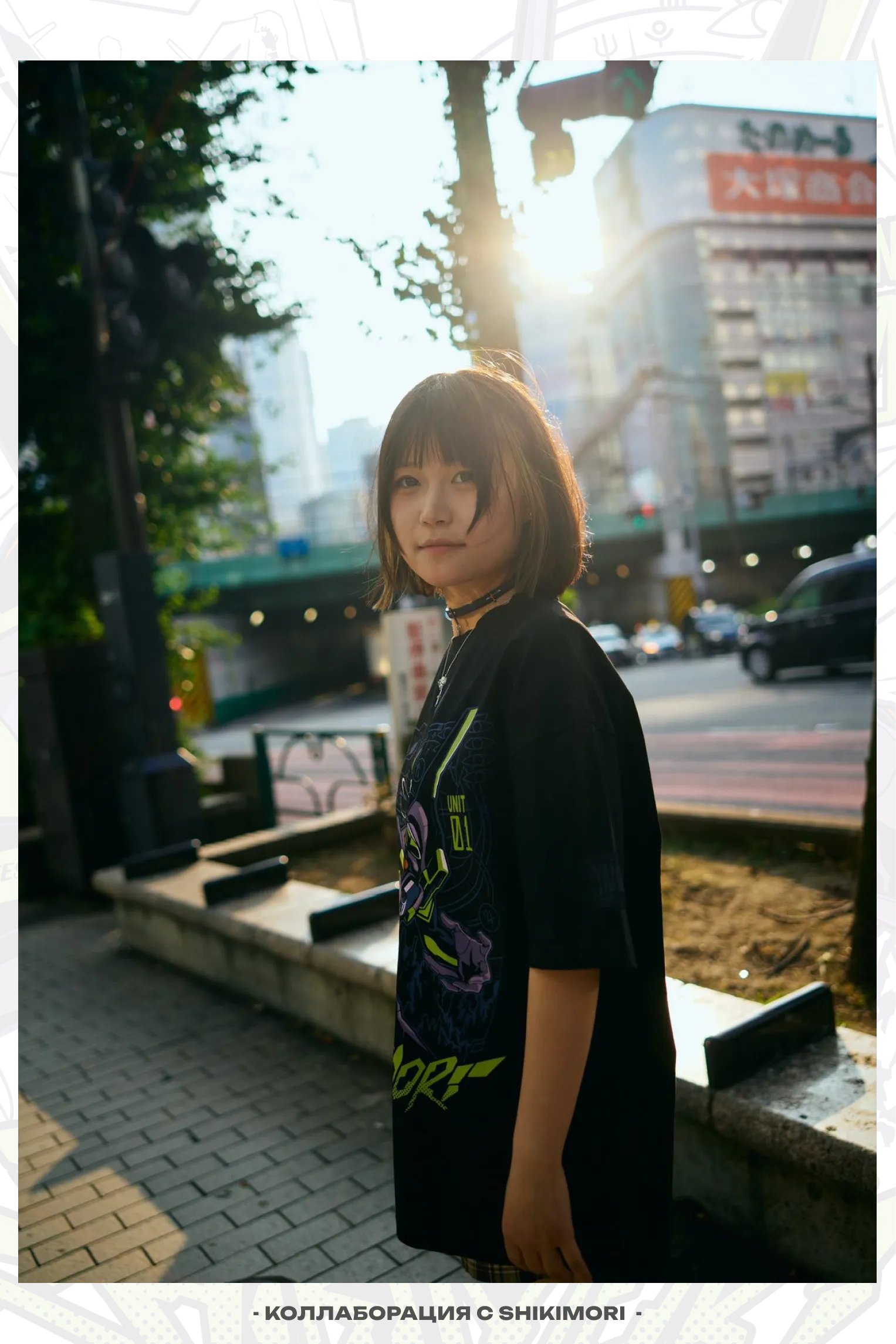 Оверсайз футболка EVA01xSHIKI 4