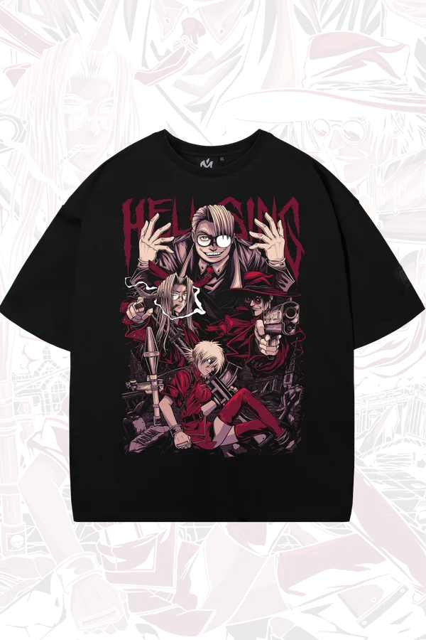 Оверсайз футболка Хельсинг